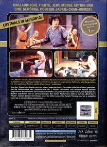 Unglaubliche Fights, jede Menge Action und Jackie-Chan-Humor! „Erstmals in 4K/HDR10!“ Über Jackie Chan in Action-Szenen.