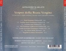 Alessandro Scarlatti (1660-1725): Vespro della Beata Vergine, CD