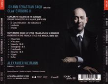 Johann Sebastian Bach (1685-1750): Italienisches Konzert BWV 971, CD