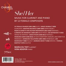 She/Her: Musik für Klarinette und Klavier von 12 Komponistinnen, CD