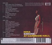Nina Simone (1933-2003): Nina Simone At Carnegie Hall 1963, 2 CDs