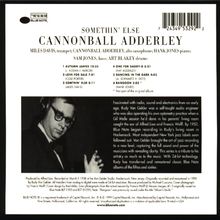Miles Davis &amp; Cannonball Adderley: Somethin' Else (Rudy Van Gelder Remaster), CD