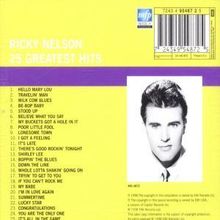 Rick (Ricky) Nelson: 25 Greatest Hits, CD