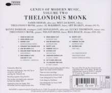 Thelonious Monk (1917-1982): The Genius Of Modern Music Vol. 2, CD
