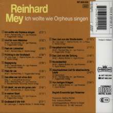 Reinhard Mey (geb. 1942): Ich wollte wie Orpheus singen, CD