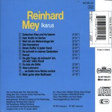 Reinhard Mey (geb. 1942): Ikarus, CD