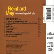 Reinhard Mey (geb. 1942): Keine ruhige Minute, CD