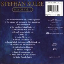 Stephan Sulke: The Best Of Stephan Sulke Vol.2, CD