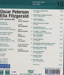 Ella Fitzgerald &amp; Oscar Peterson: Jazz At The Philharmonic - Lausanne 1953, CD