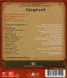 Marianne Racine: Sangbook, CD