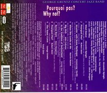 George Gruntz (1932-2013): Pourquoi Pas?, CD