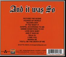 The Adicts: And It Was So!, CD