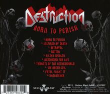 Destruction: Born To Perish, CD