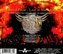 Primal Fear: Live In The USA, CD