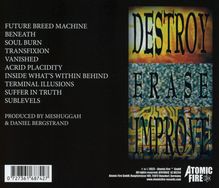 Meshuggah: Destroy Erase Improve, CD