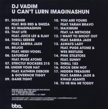 DJ Vadim: U Can't Lurn Imagina Shun, CD