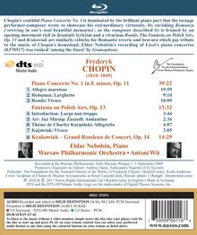 Frederic Chopin (1810-1849): Klavierkonzert Nr.1, Blu-ray Audio
