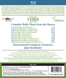 Giuseppe Verdi (1813-1901): Ballettmusik, Blu-ray Audio