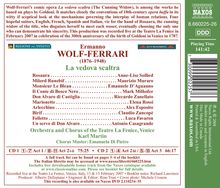 Ermanno Wolf-Ferrari (1876-1948): La Vedova scaltra, 2 CDs