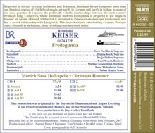 Reinhard Keiser (1674-1739): Fredegunda, 2 CDs