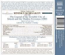 Nikolai Rimsky-Korssakoff (1844-1908): Die Legende der unsichtbaren Stadt Kitesh, 3 CDs