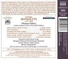 Gaetano Donizetti (1797-1848): Marin Faliero, 2 CDs