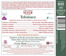 Johann Simon (Giovanni Simone) Mayr (1763-1845): Telemaco, 2 CDs