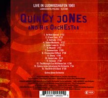 Quincy Jones (1933-2024): Live In Ludwigshafen 1961, CD