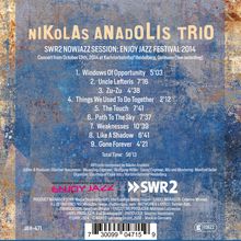 Nikolas Anadolis: Enjoy Jazz Festival 2014, CD