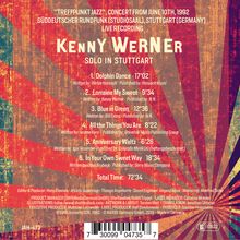 Kenny Werner (geb. 1951): Solo in Stuttgart 1992, CD