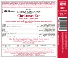 Nikolai Rimsky-Korssakoff (1844-1908): Die Weihnacht, 2 CDs