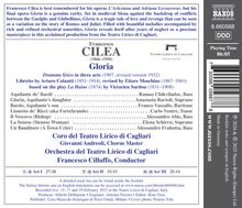 Francesco Cilea (1866-1950): Gloria (Dramma lirico in 3 Akten), CD