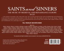 Europäische Musik aus Mittelalter &amp; Renaissance "Saints and Sinners", 10 CDs