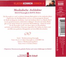 Klassik Kennen Lernen 6:Musikalische Architektur, CD