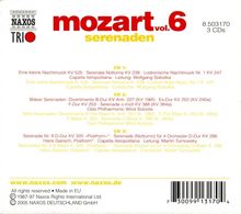 Wolfgang Amadeus Mozart (1756-1791): Naxos Mozart-Edition 6 - Serenaden, 3 CDs