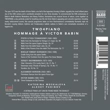 Two4Piano - Hommage a Victor Babin, CD