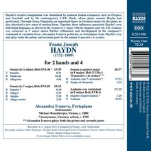 Joseph Haydn (1732-1809): Klaviersonate F-Dur H17a:1 "Sonata a quattro mani - Il maestro e lo scolare", CD