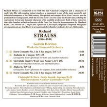 Richard Strauss (1864-1949): Hornkonzerte Nr.1 &amp; 2, CD