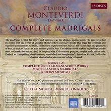 Claudio Monteverdi (1567-1643): Madrigali Libri I-IX (Gesamtaufnahme), 15 CDs