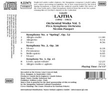 Laszlo Lajtha (1892-1963): Symphonien Nr.3 &amp; 4, CD