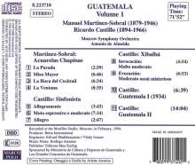Ricardo Castillo (1894-1966): Guatemala I &amp; II, CD