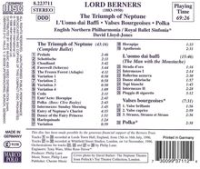 Gerald Hugh Tyrwhitt-Wilson Lord Berners (1883-1950): The Triumph of Neptune-Ballettmusik, CD