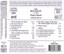 John Buckley (geb. 1951): Klavierwerke, CD