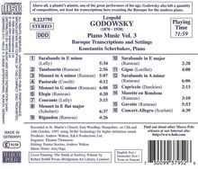 Leopold Godowsky (1870-1938): Klavierwerke Vol.3, CD