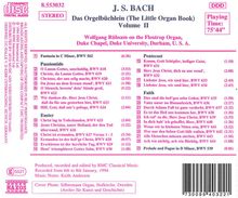 Johann Sebastian Bach (1685-1750): Choräle BWV 618-644, CD