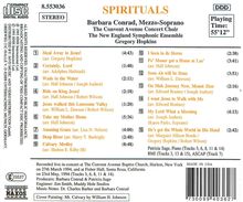 Barbara Conrad singt 16 Spirituals, CD