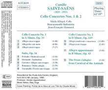 Camille Saint-Saens (1835-1921): Cellokonzerte Nr.1 &amp; 2, CD