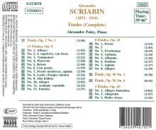 Alexander Scriabin (1872-1915): Sämtliche Etüden, CD