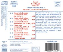 Antonio Vivaldi (1678-1741): Flötenkonzerte Vol.2, CD