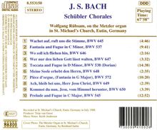 Johann Sebastian Bach (1685-1750): Choräle BWV 645-650 "Schübler-Choräle", CD